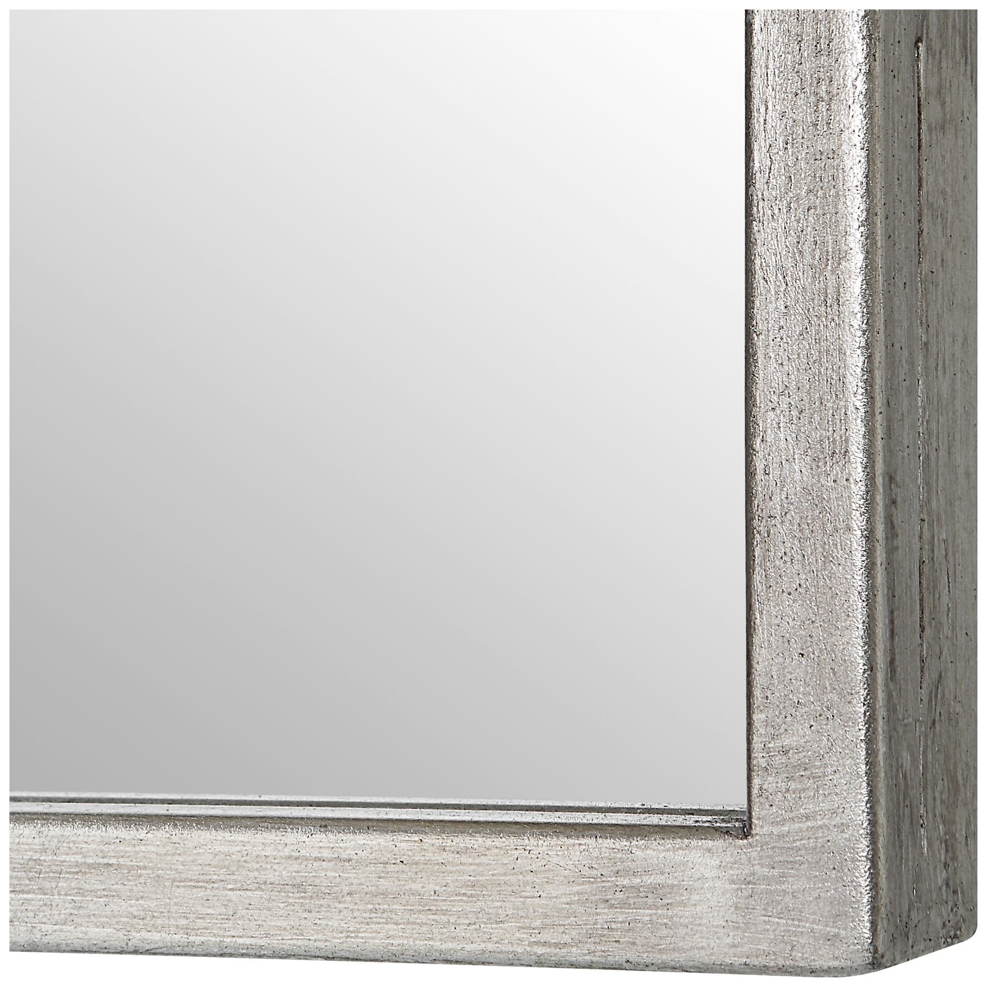Image 7 22" x 38" Soft Silver Arch Wall Mirror more views