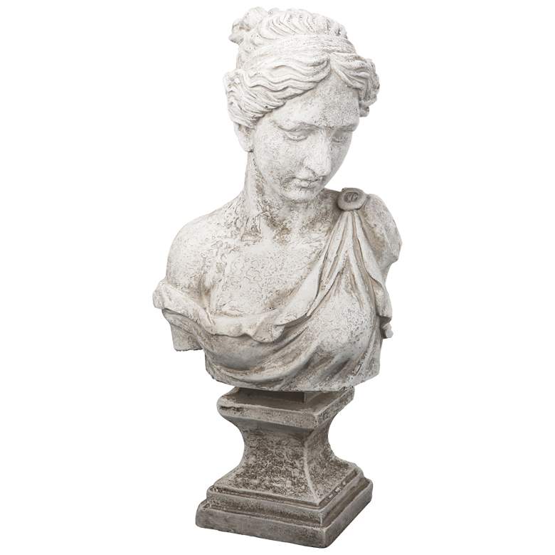 Image 1 22"Antique White Bust of Women
