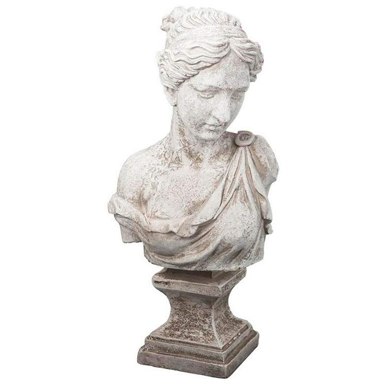 Image 3 22"Antique White Bust of Women more views