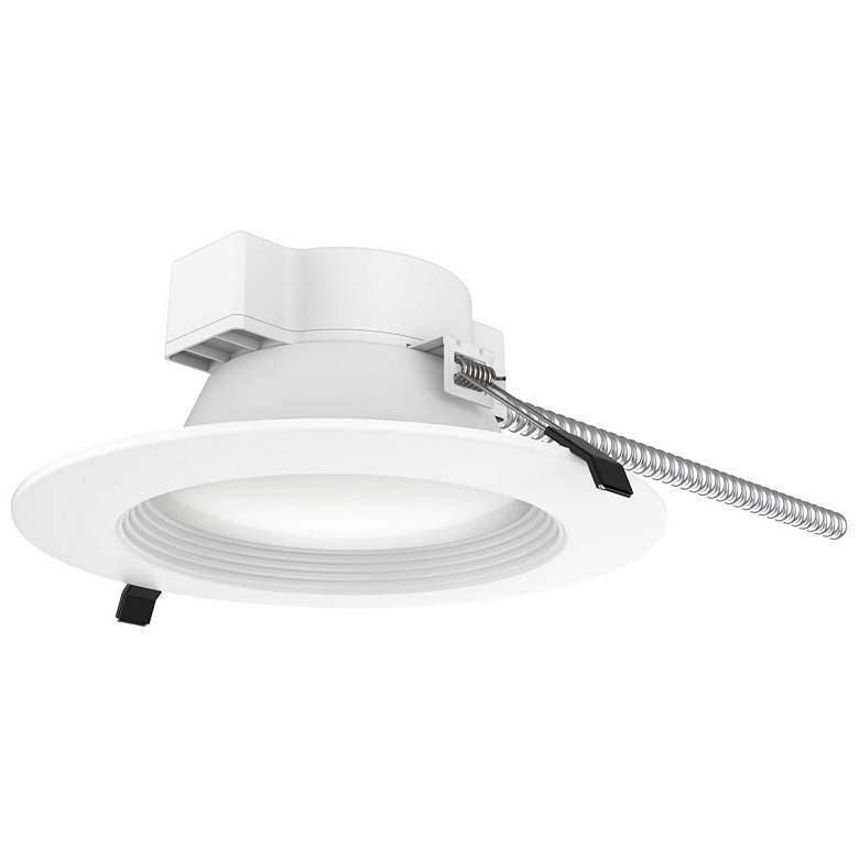 Image 1 22 Watt Commercial LED Downlight; 8 in.; CCT Adjustable; 120-277 volt