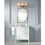 1_Stiffel Sannah 22" Wide Double Glass Nickel Bath Light in scene