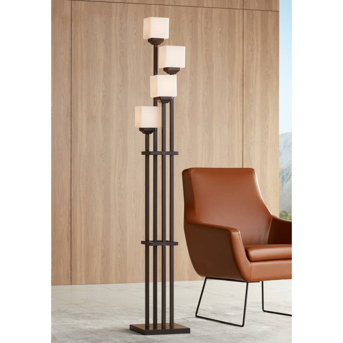 Bronze Torchiere Floor Lamps Plus Bronze Torchiere Floor Lamps Plus, Alton Bronze Torchiere Floor Lamp With Reader