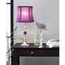 360 Lighting Bijoux 25 1/2" Modern Purple Table Lamp in scene