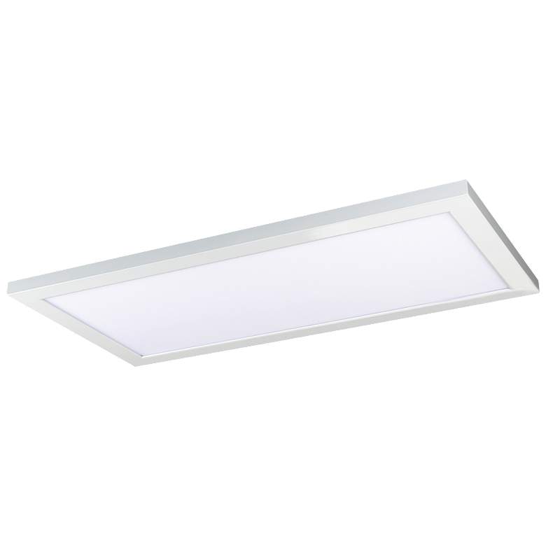 Image 1 22W; 12 in.; x 24 in.; Surface Mount LED Fixture; 3000K; White Finish
