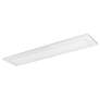 22W; 5.5 in.; x 24 in.; Surface Mount LED Fixture; 4000K; White Finish