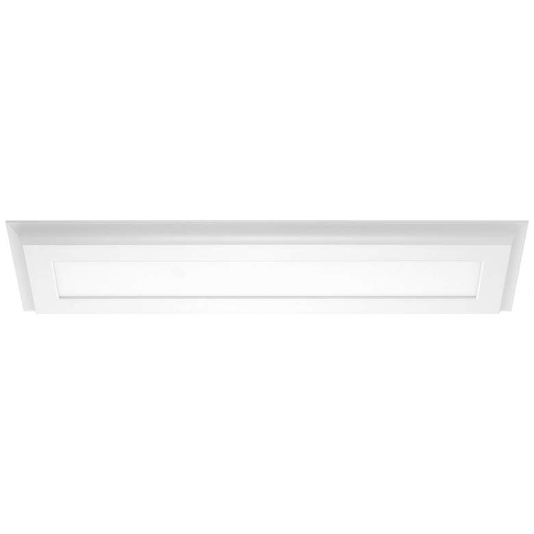 Image 1 22W; 7 in. x 25 in.; Surface Mount LED Fixture; 3000K; White Finish