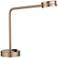 22X74 - Oiled Bronze Aluminum Desk Lamp with 1 Outlet