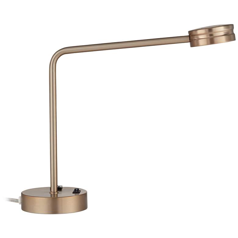 Image 5 22X74 - Oiled Bronze Aluminum Desk Lamp with 1 Outlet more views