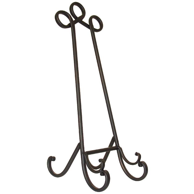 Image 1 23.3" Dark Bronze Metal Plate Holder