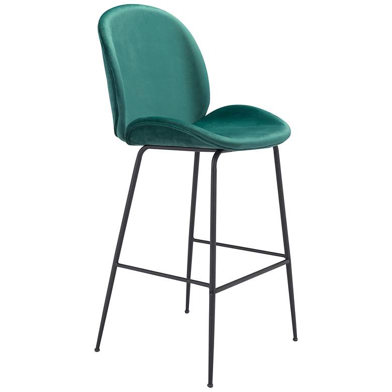 Image 2 23.6Lx20.9Wx46.5H Miles Bar Chair Green