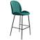 23.6Lx20.9Wx46.5H Miles Bar Chair Green