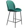 23.6x20.1x42.1 Miles Counter Chair Green