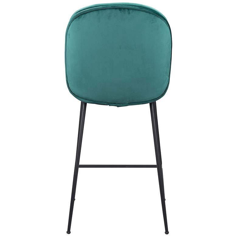 Image 6 23.6x20.1x42.1 Miles Counter Chair Green more views