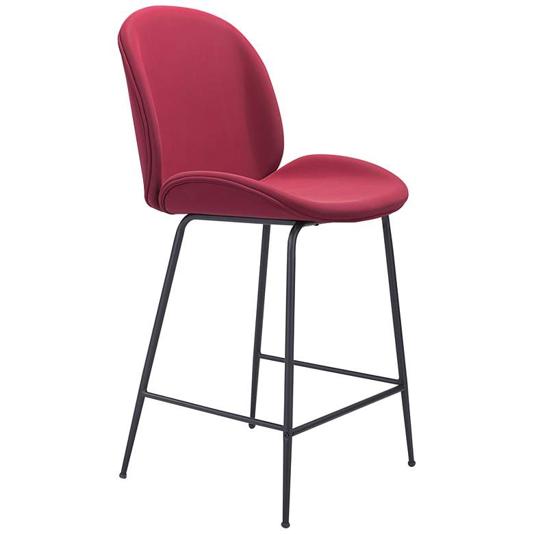 Image 2 23.6x20.1x42.1 Miles Counter Chair Red
