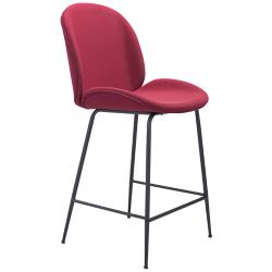 23.6x20.1x42.1 Miles Counter Chair Red
