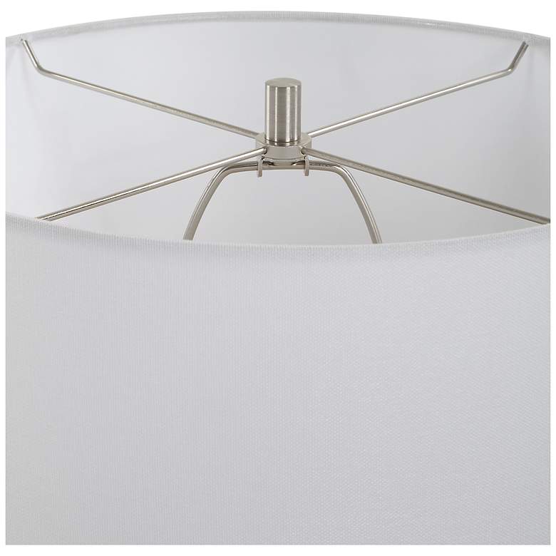Image 3 23 1/2" High Neutral Ceramic Table Lamp more views