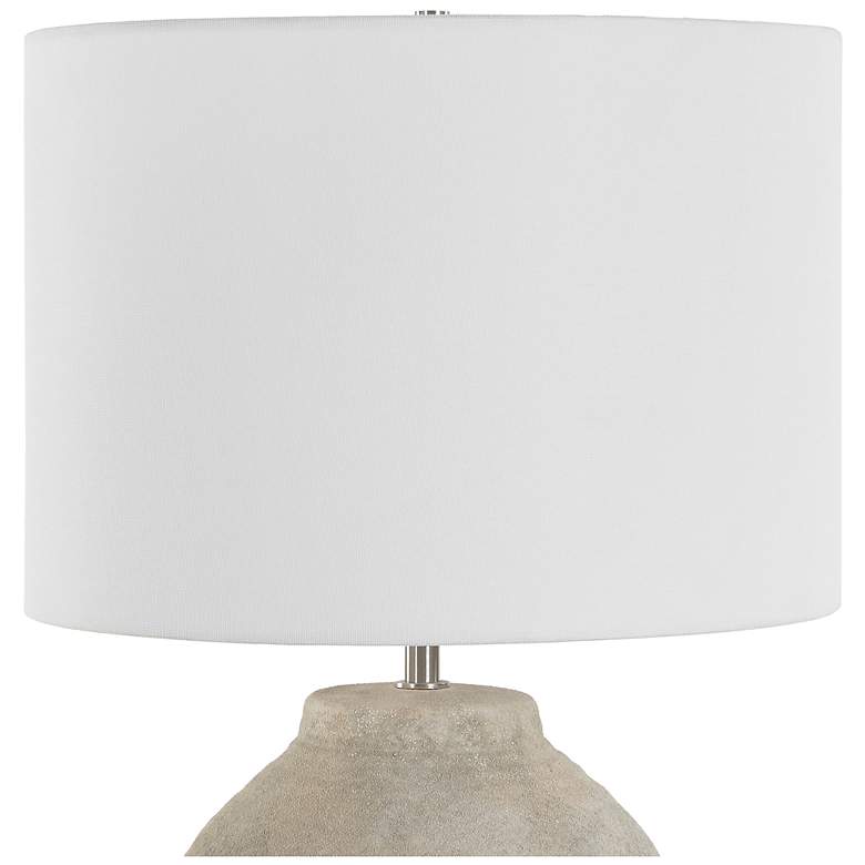 Image 5 23 1/2" High Neutral Ceramic Table Lamp more views