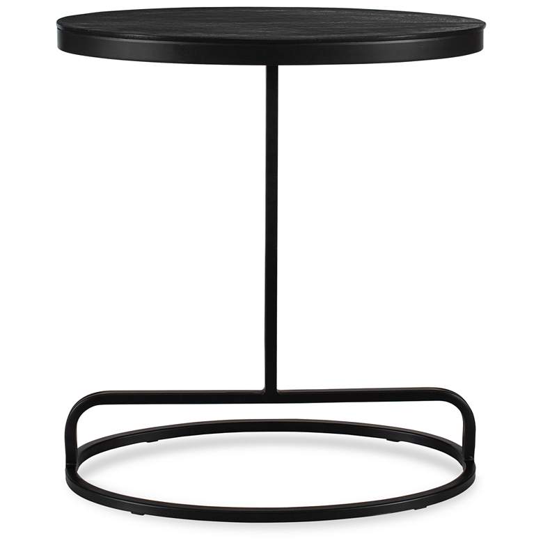 Image 2 23" High Black Metal Accent Table