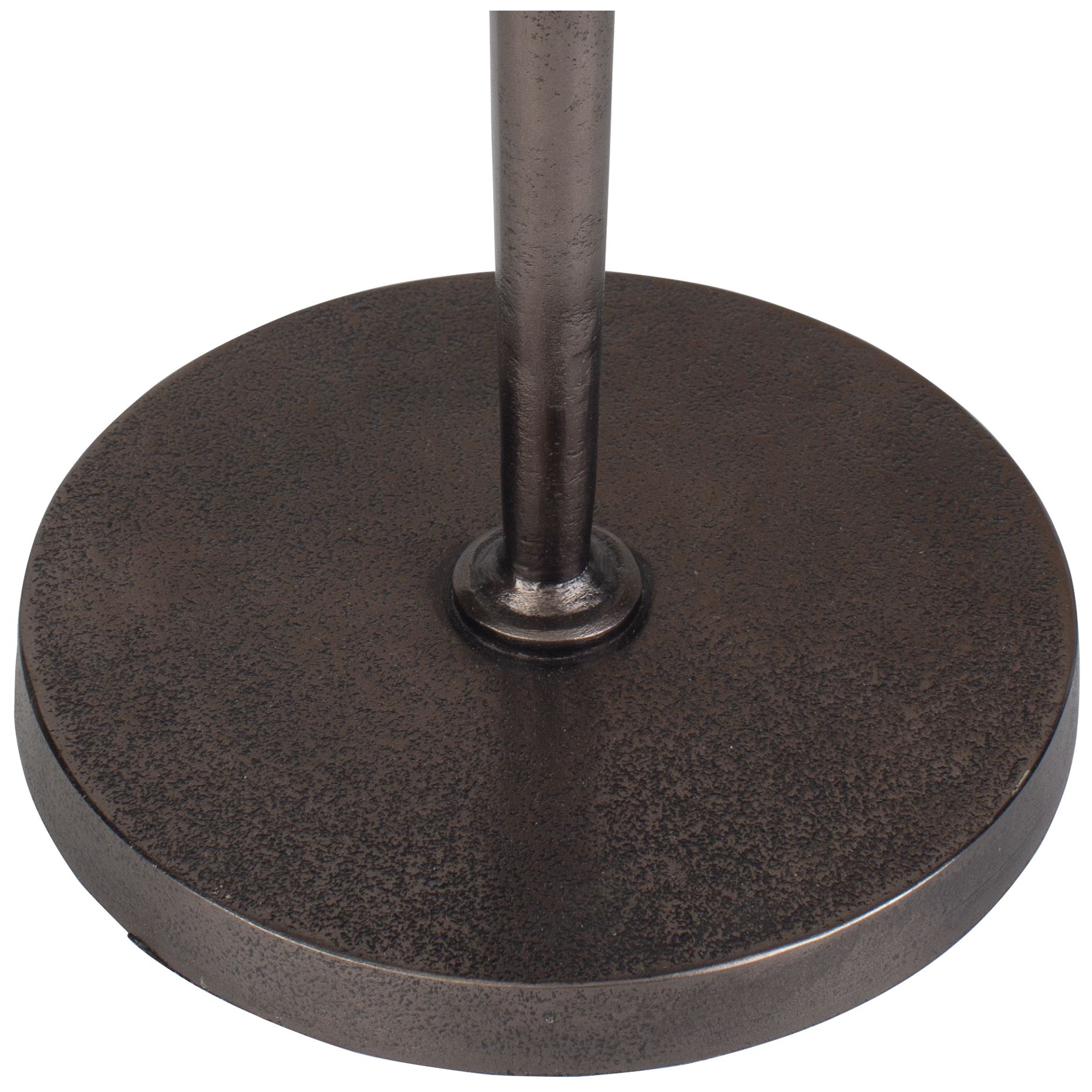 Image 3 23" High Rich Antique Bronze Accent Table more views