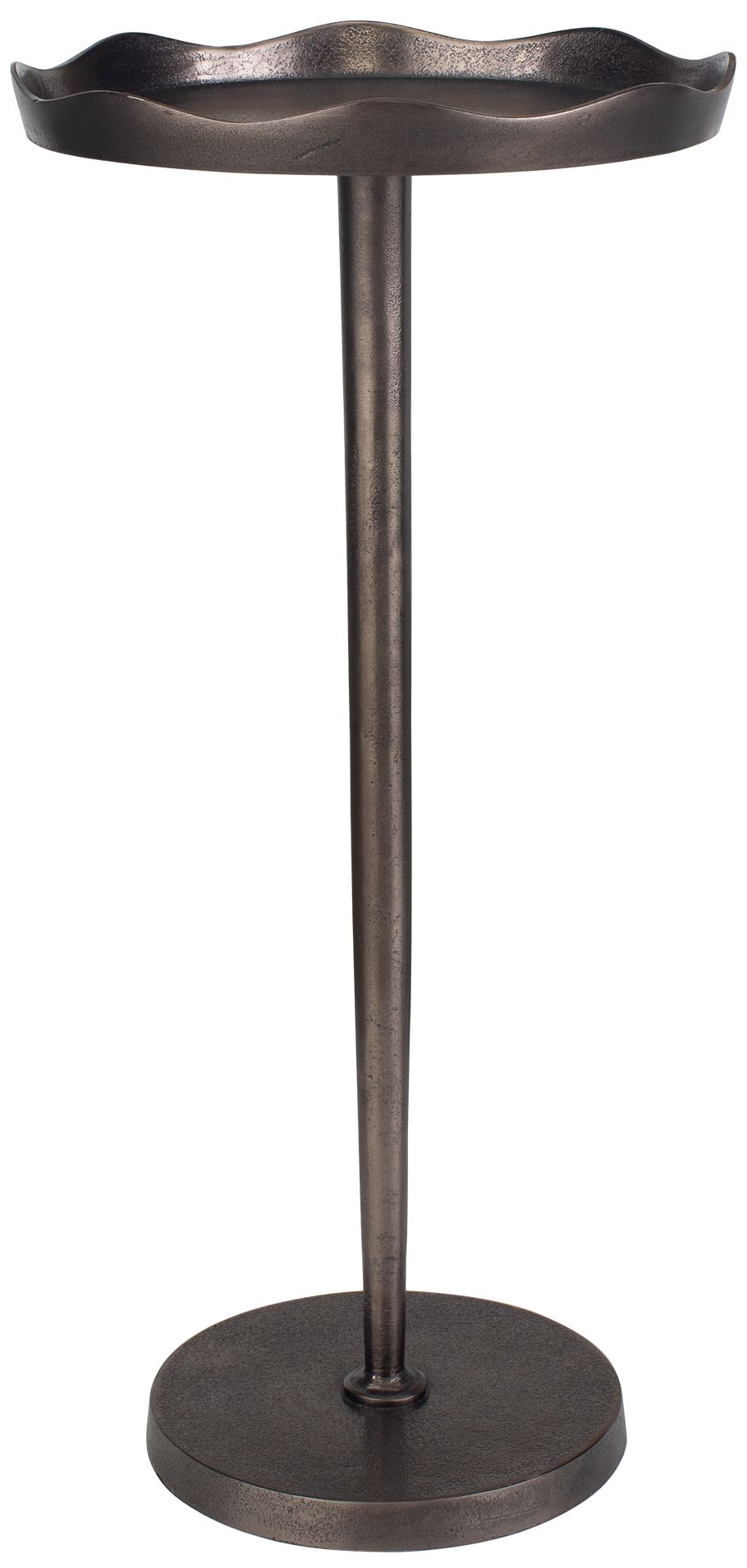 Image 5 23" High Rich Antique Bronze Accent Table more views