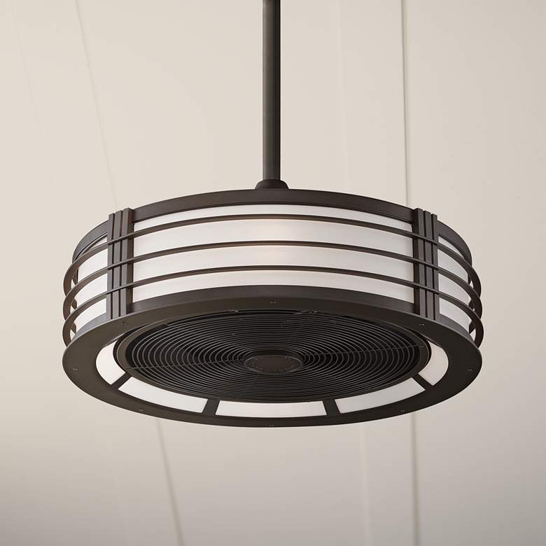 Image 1 23" Fanimation Beckwith Oil-Rubbed Bronze LED Ceiling Fan