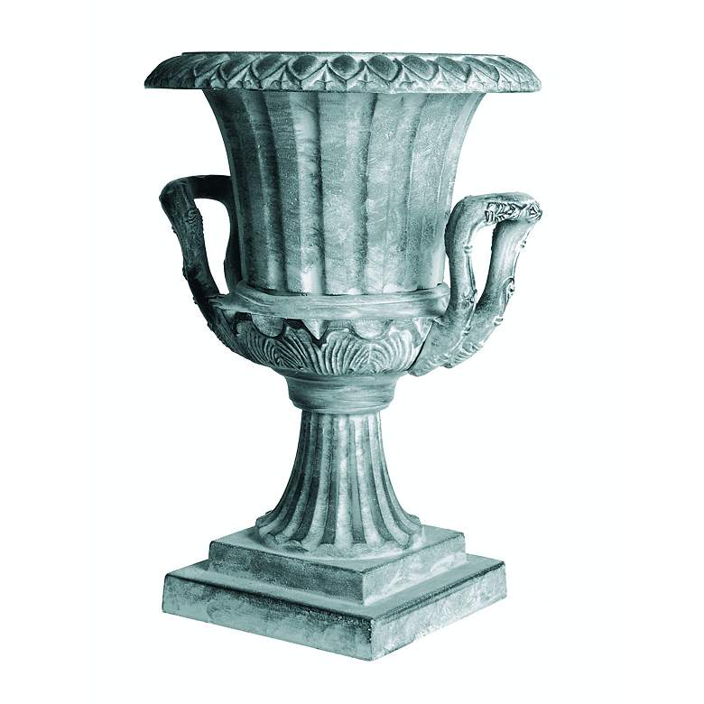 Image 1 23 inch High Williamsburg Urn with Handles Garden Statuary