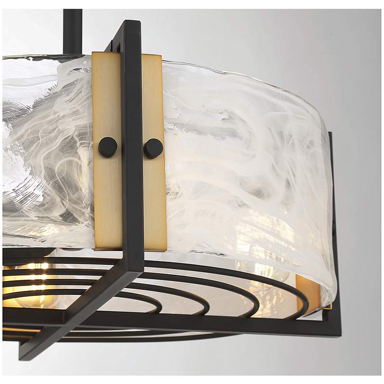 Image 4 23" Savoy House Hayward Matte Black 4-Light LED Fan D'Lier more views