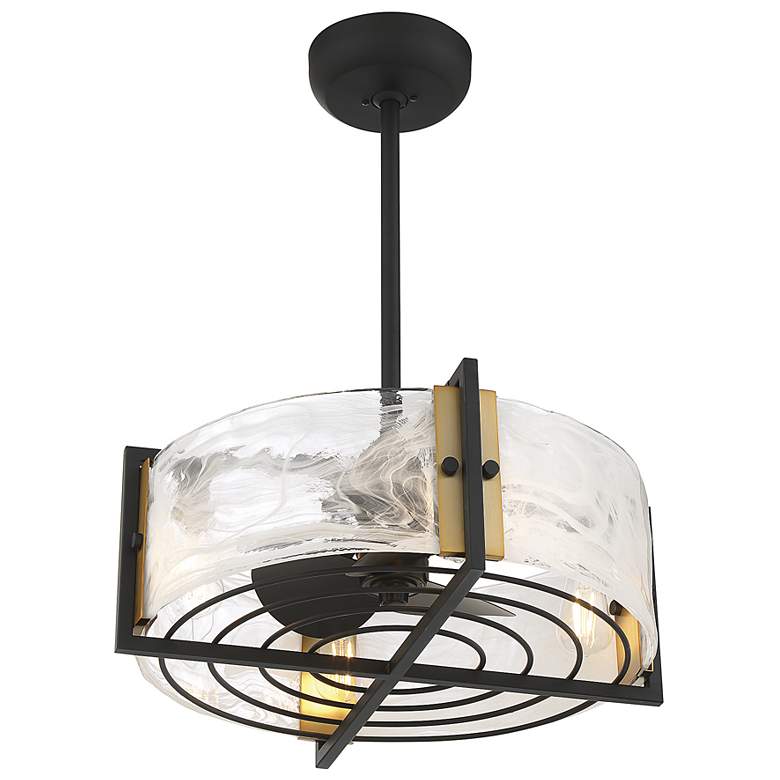 Image 6 23" Savoy House Hayward Matte Black 4-Light LED Fan D'Lier more views