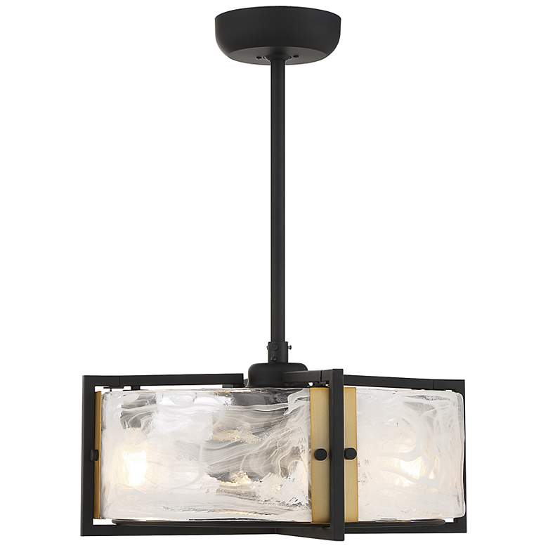 Image 7 23" Savoy House Hayward Matte Black 4-Light LED Fan D'Lier more views