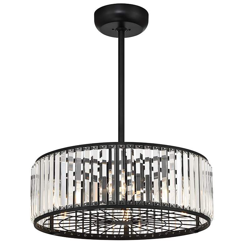 Image 4 23" Savoy House Janus Matte Black 6-Light Fandelier more views