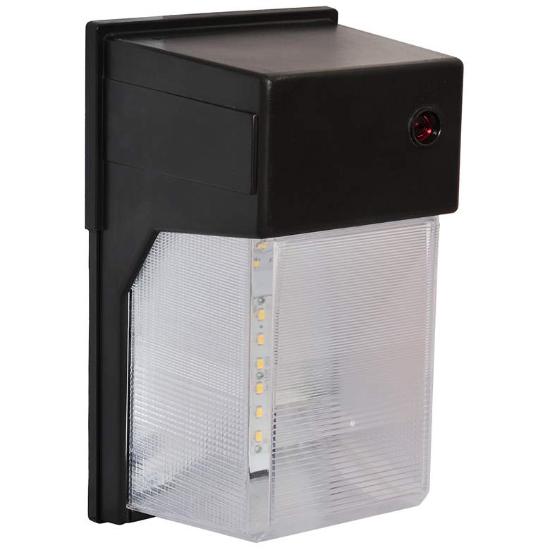 Image 1 23-Watt Bronze LED Dusk-To-Dawn Flood Light