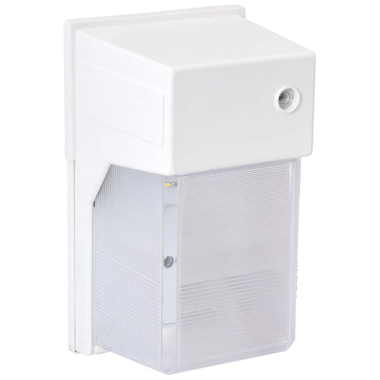 Image 1 23-Watt White LED Dusk-To-Dawn Flood Light