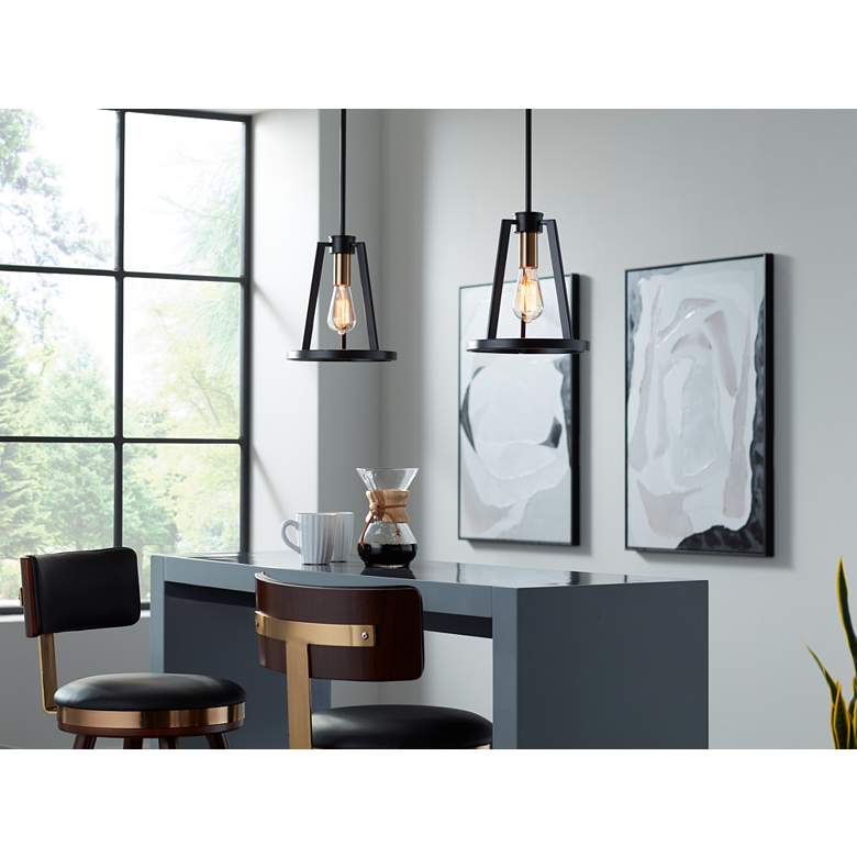 Image 1 Jessa 60" Wide Gloss Gray Finish Gathering or Bar Table in scene