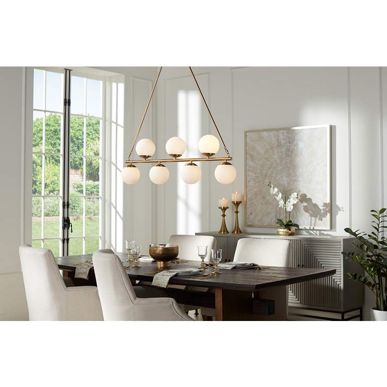 Image 1 Uttermost Mesmerize 42 3/4" Square Framed Canvas Wall Art in scene