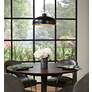 Thumbnail1 of Possini Euro Camden 15 3/4" Wide Black and Warm Brass Ceiling Pendant in scene