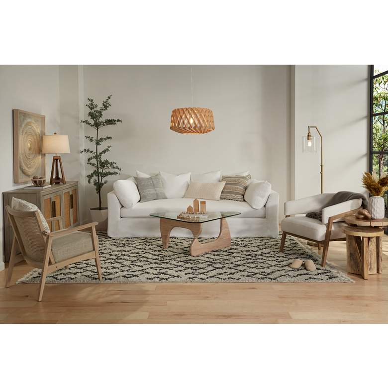 Image 1 Rina Ivory 26" x 14" Decorative Pillow in scene