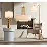 1_360 Lighting Farah 28 3/4" High Modern Gold Turned Cone Table Lamp in scene