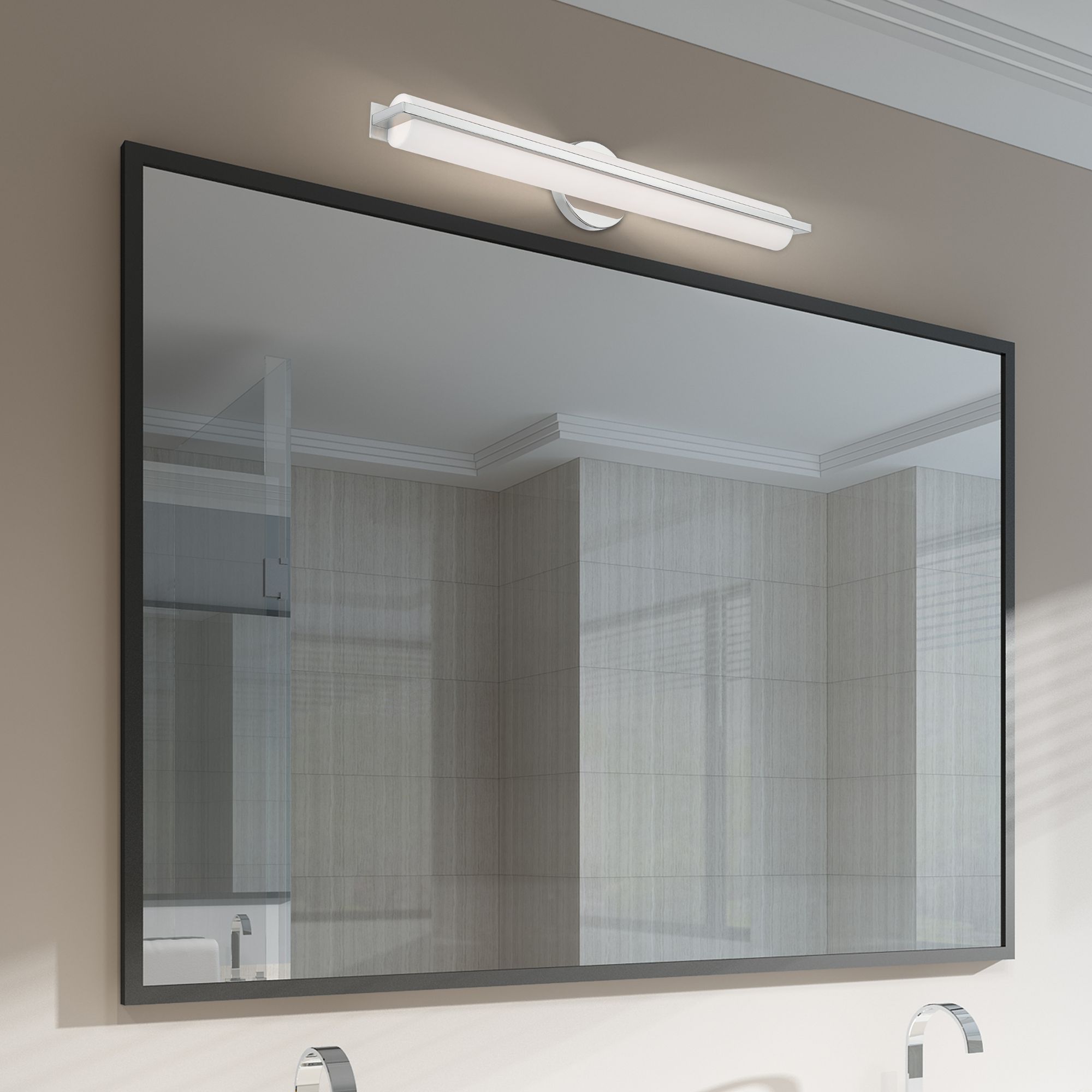 23W LED Polished Chrome ADA Bath Vanity