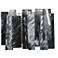 24.4" x 31.5" Midnight Aluminum Layered Metal Wall Decor w/ Foil