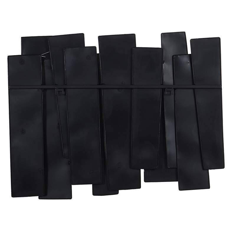 Image 3 24.4" x 31.5" Midnight Aluminum Layered Metal Wall Decor w/ Foil  more views