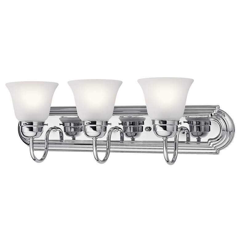Image 2 24-in 3-Light Chrome Traditional Vanity Light more views