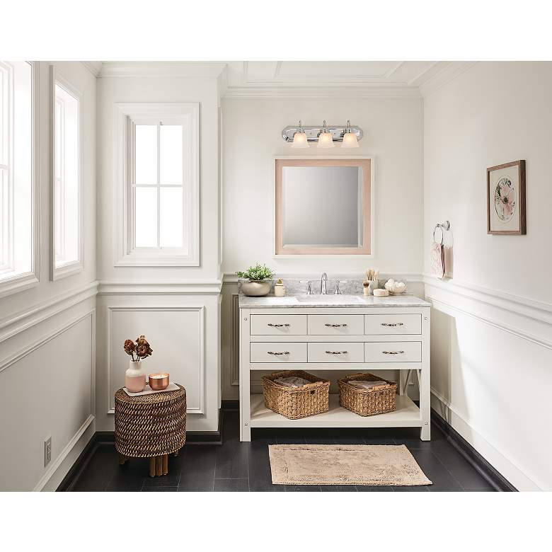 Image 5 24-in 3-Light Chrome Traditional Vanity Light more views