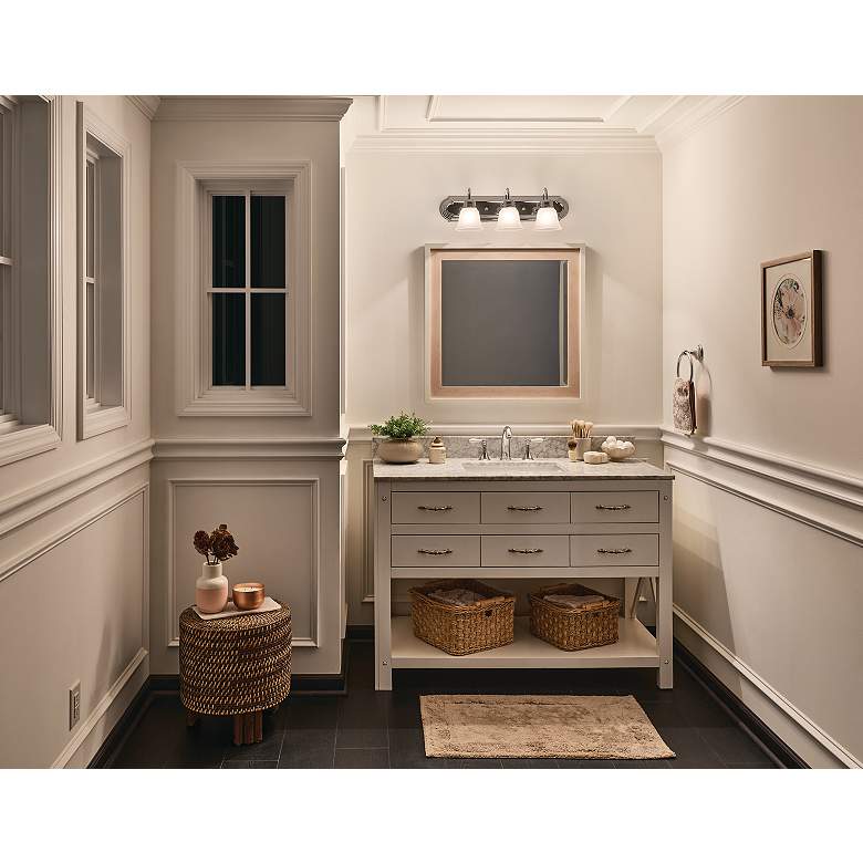 Image 6 24-in 3-Light Chrome Traditional Vanity Light more views