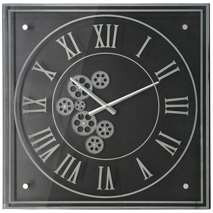 Moving Gears Wall Clock