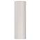 24" Closed Top Gloss White Sided Really Big Tube ADA Outdoor Sconce