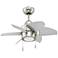 24" Craftmade Propel Polished Nickel LED Ceiling Fan