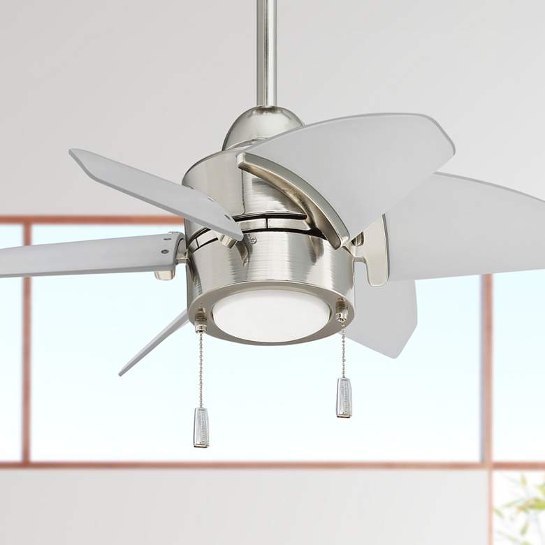Image 1 24 inch Craftmade Propel Polished Nickel LED Ceiling Fan