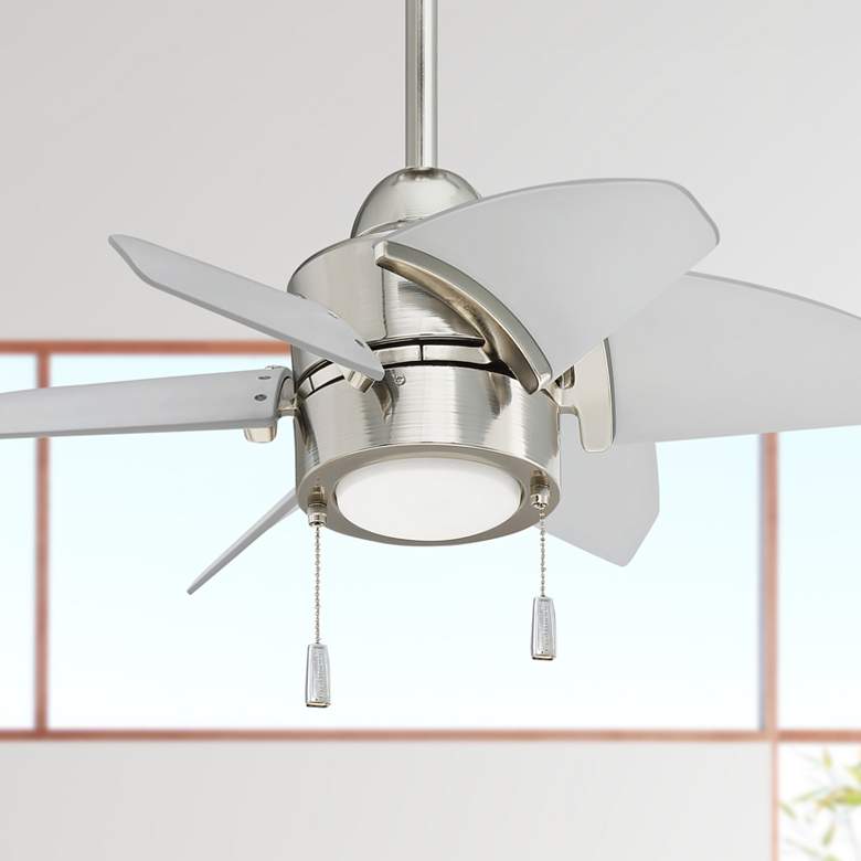 Image 1 24" Craftmade Propel Polished Nickel LED Ceiling Fan