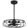24" Savoy House Meridian Oil Rubbed Bronze Damp LED Caged Fandelier