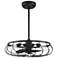 24" Savoy House Meridian Oil Rubbed Bronze Damp LED Caged Fandelier